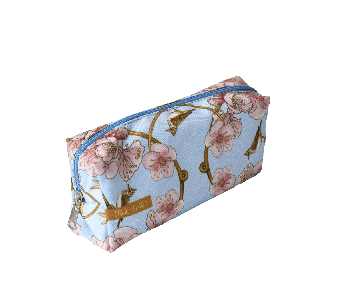 Ծաղկած ծիրան մեծ կոսմետիկ  պայուսակ